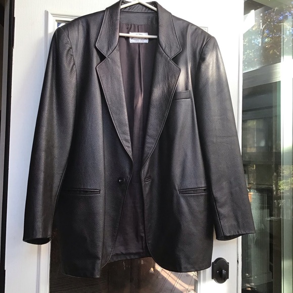 Montana Territory Men’s Classic Leather Sports Jacket - Picture 4 of 15